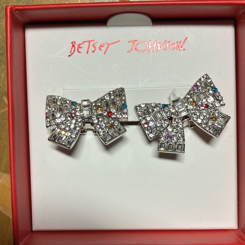 Betsey Johnson Bow Earrings
